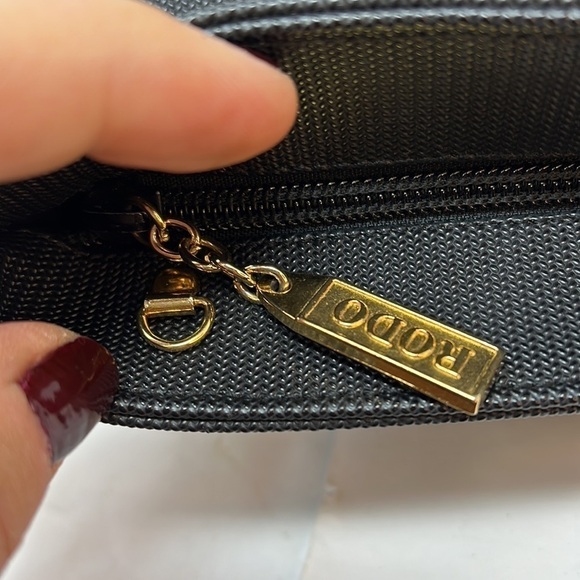 Rodo Vintage New Convertible Clutch Shoulder Crossbody Large Zip Bag - Picture 10 of 13